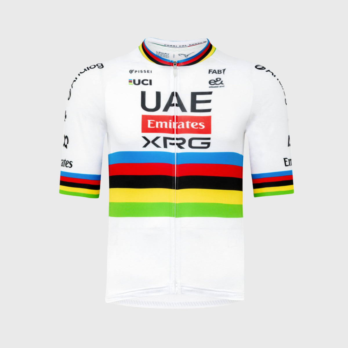 Maillot Cyclisme UAE Champion du Monde Pogacar 2026