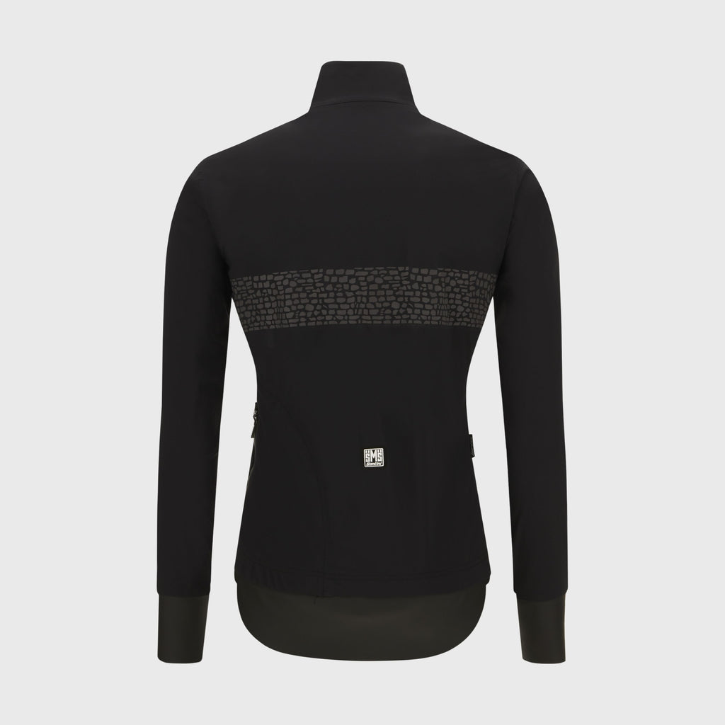 Veste d'Hiver Santini Paris Roubaix X Enfer du Nord Homme Noir