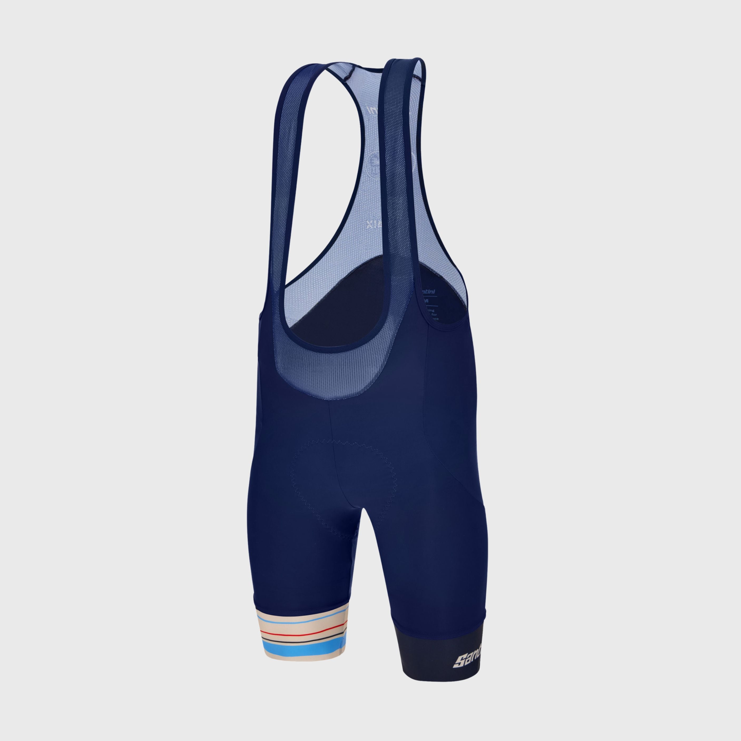 Cuissard Cyclisme Santini Paris Roubaix 2024 Homme Bleu Marine