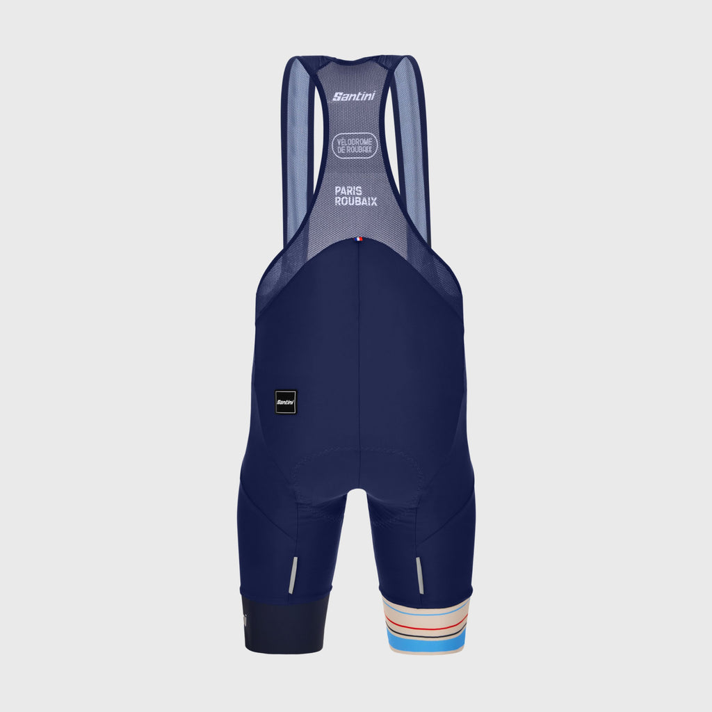 Cuissard Cyclisme Santini Paris Roubaix 2024 Homme Bleu Marine