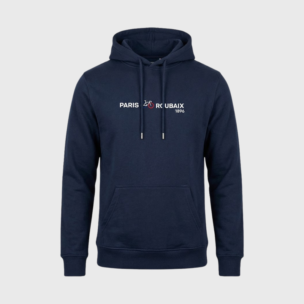 Unisex Paris Roubaix "1896" Navy Blue Hoodie