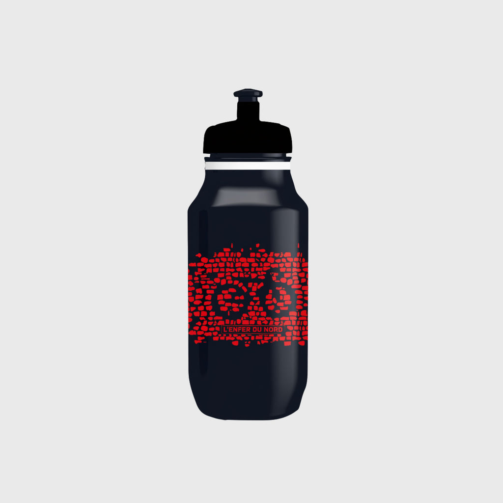 Paris-Roubaix Challenge Water Bottle The Hell of the North 2023 Black