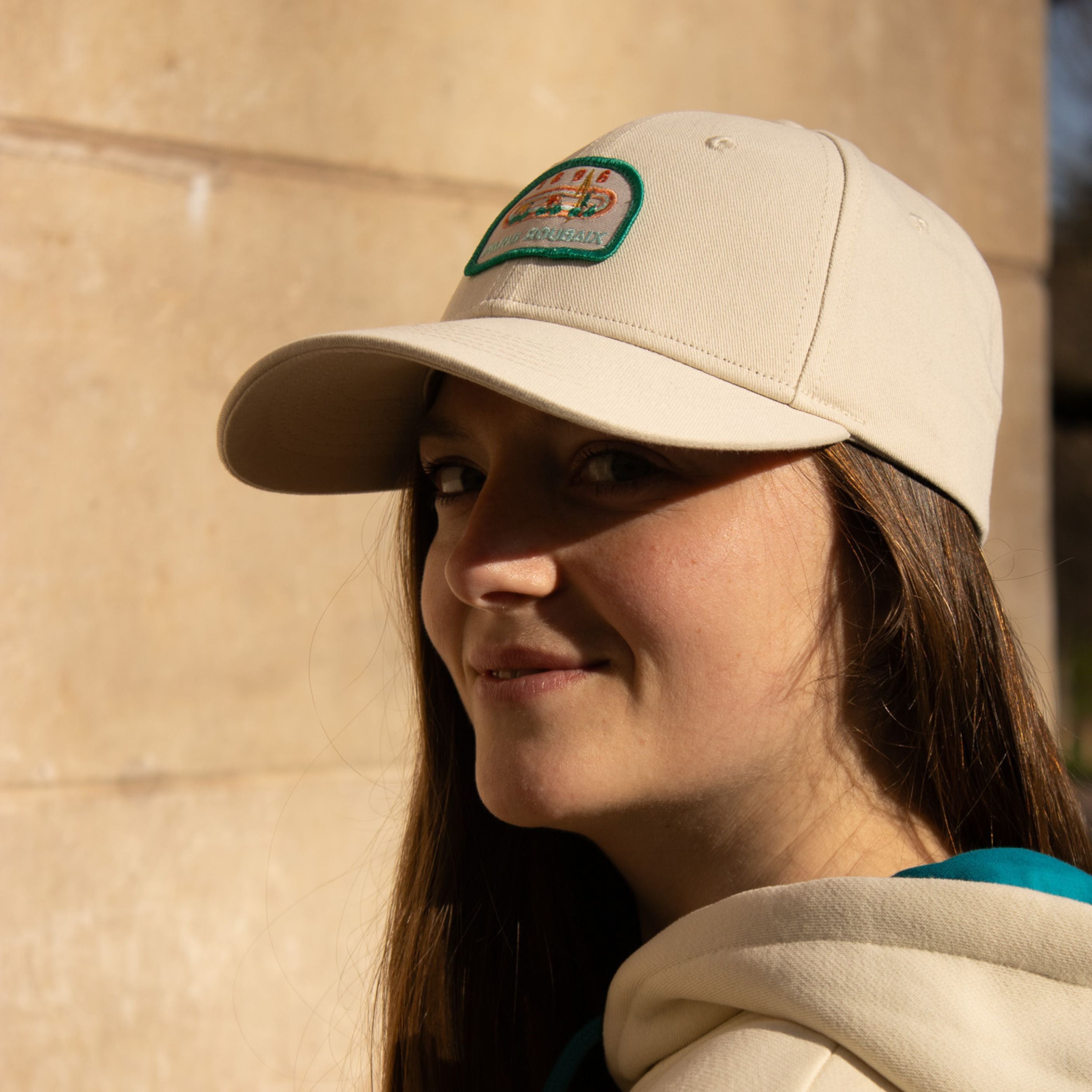 Casquette Paris Roubaix Vélodrome Beige