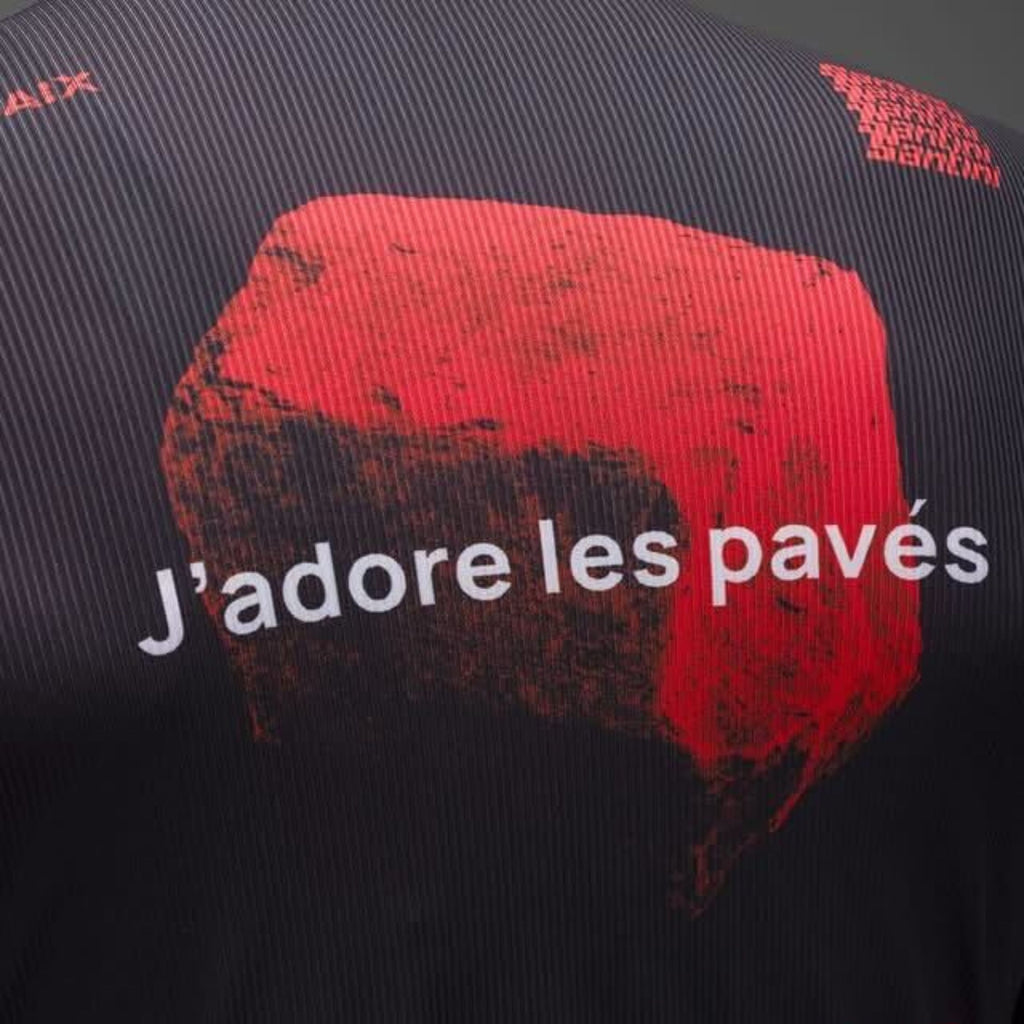 Maillot Cyclisme Paris Roubaix Santini 2026 Manches Courtes Mixte