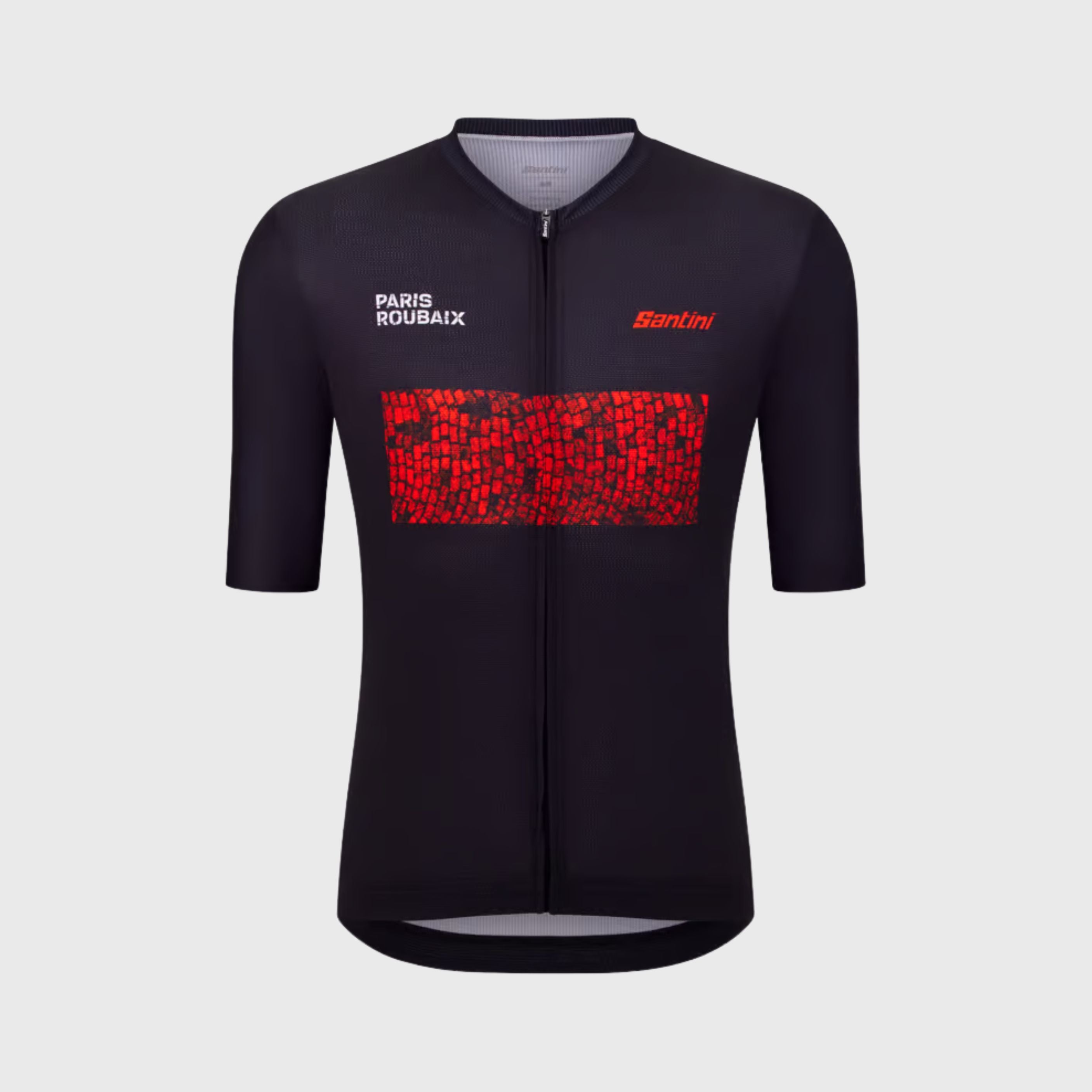 Paris Roubaix Santini 2026 Short Sleeve Unisex Cycling Jersey