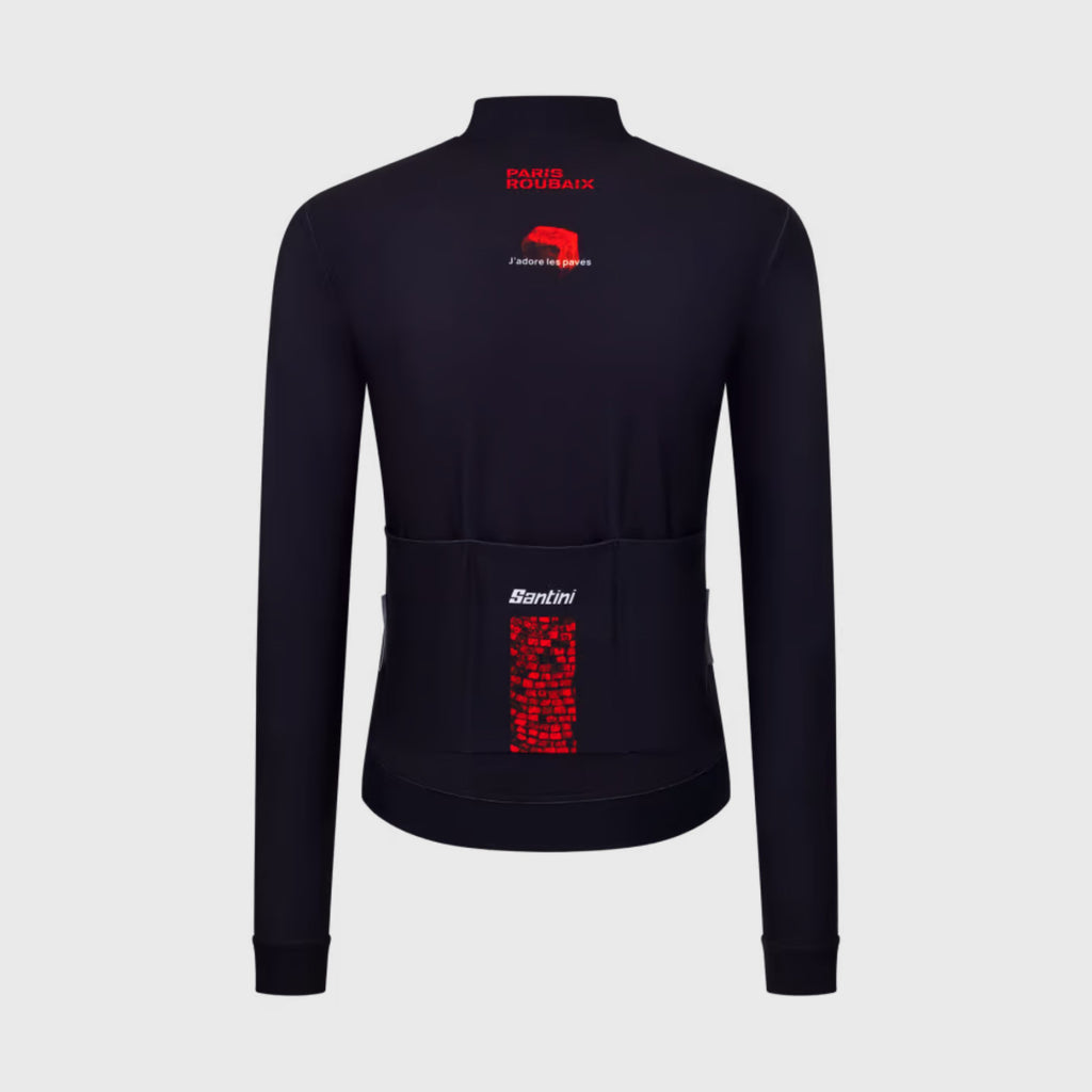 Paris Roubaix Santini 2026 Long Sleeve Cycling Jersey Unisex