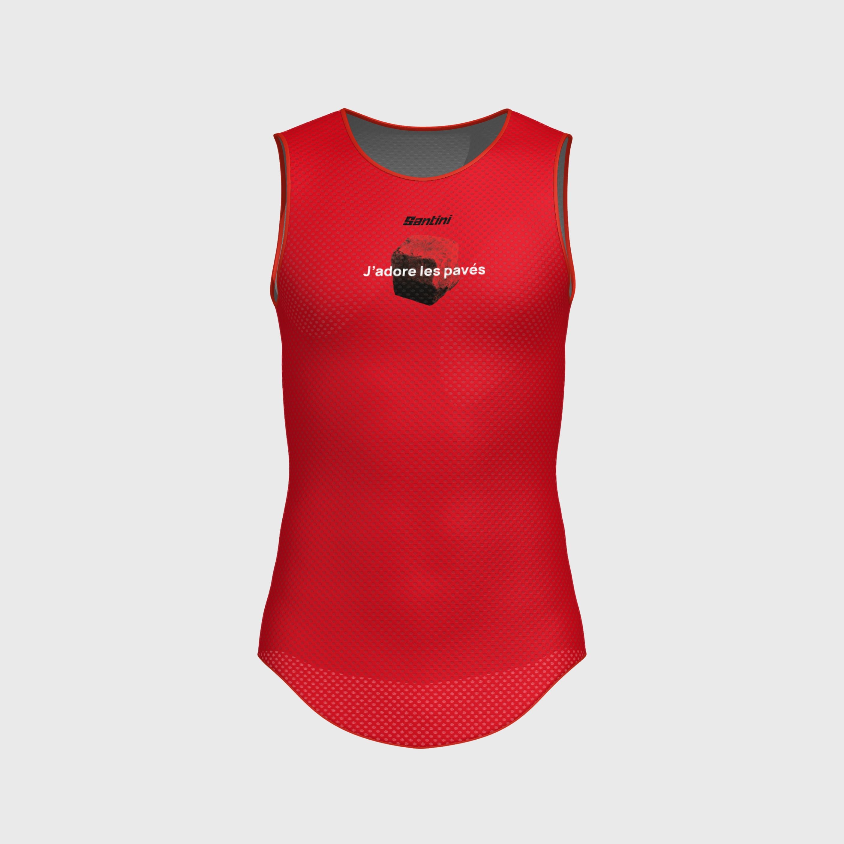 Cycling Jersey Paris Roubaix Santini 2026 Sleeveless Unisex