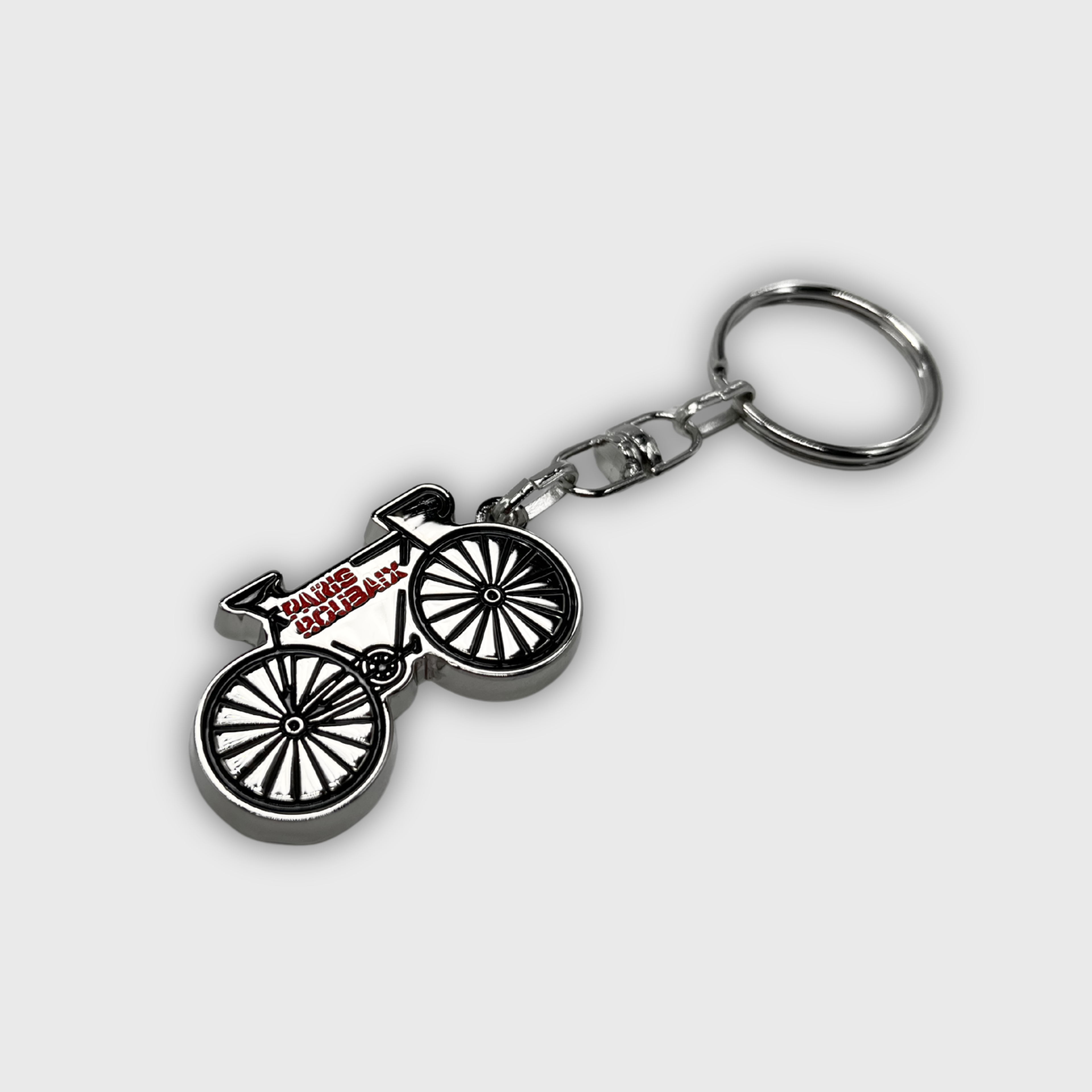 Paris-Roubaix Bicycle Metal Keyring