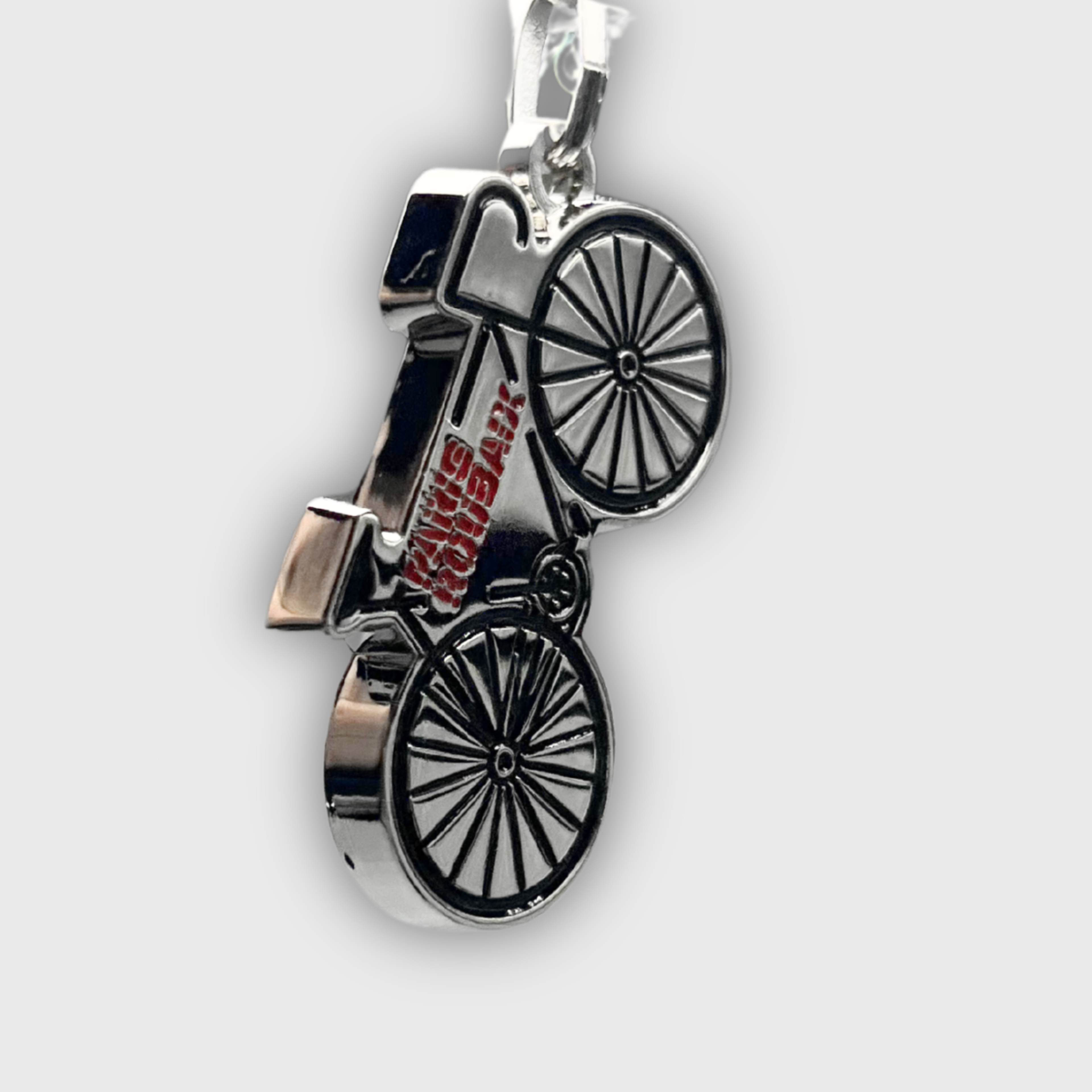 Paris-Roubaix Bicycle Metal Keyring