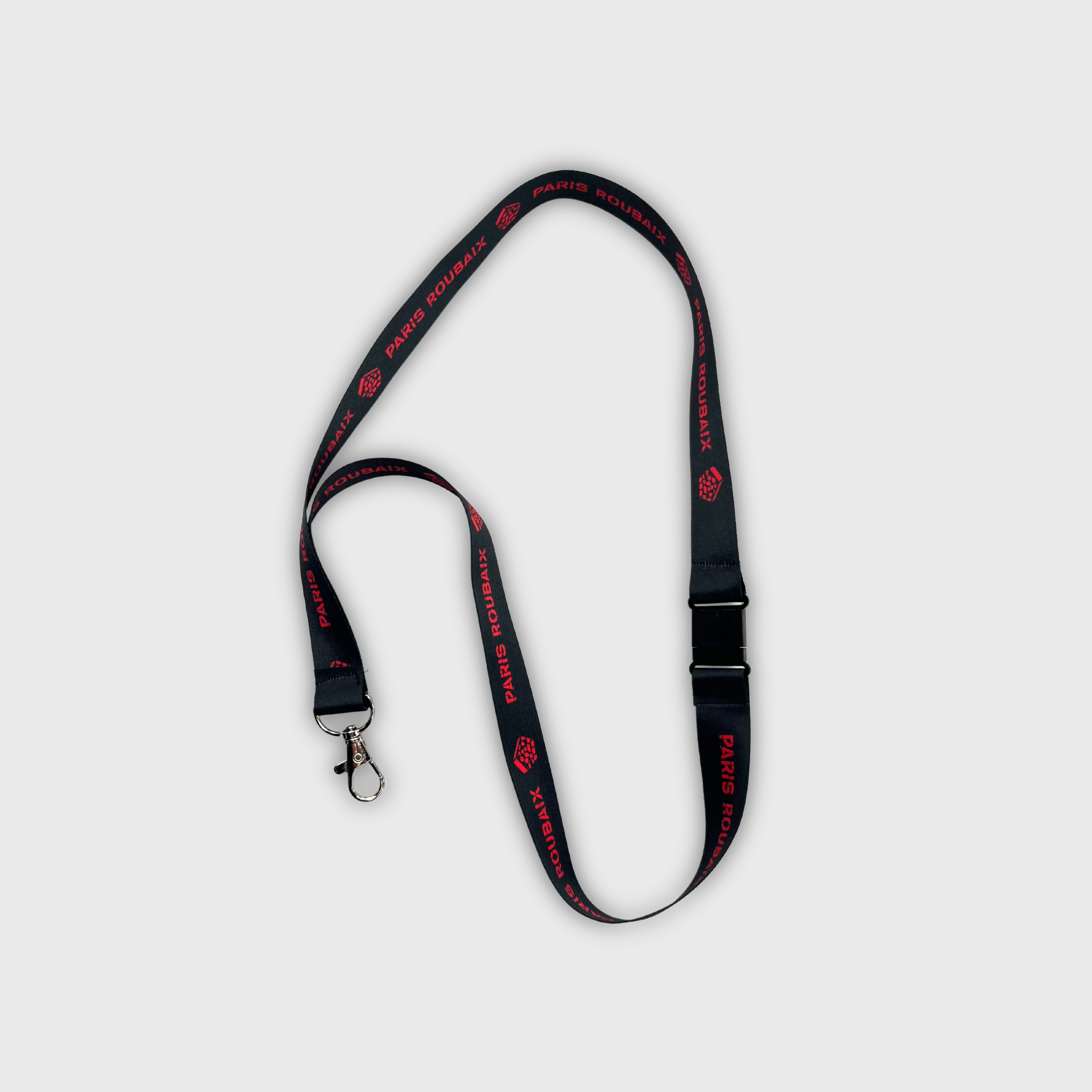 Neck Warmer Paris Roubaix Logo and Cobblestone Black