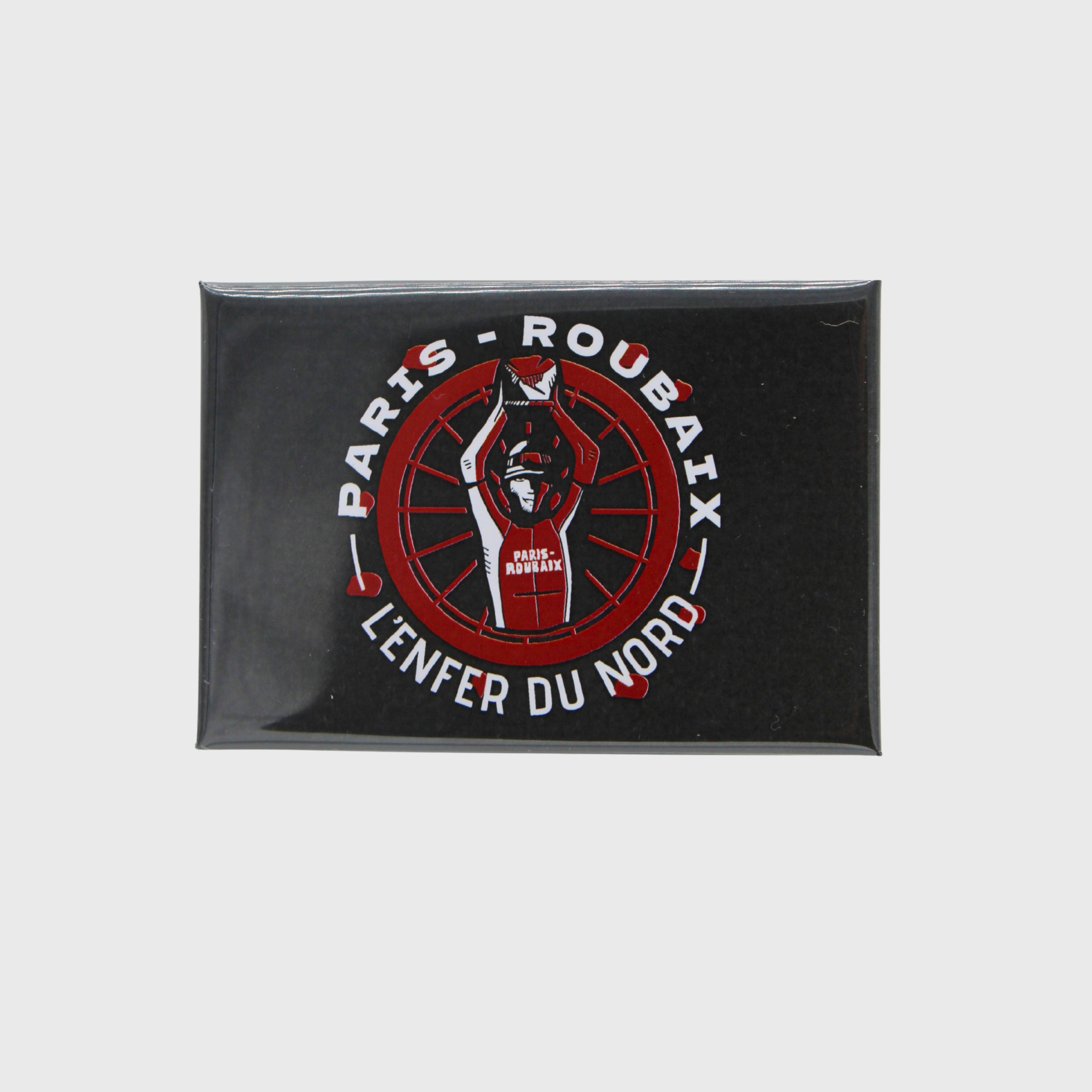 Paris-Roubaix Trophy Magnet Black