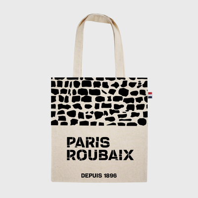 Tote Bag Paris Roubaix Musette Logo Beige Naturel