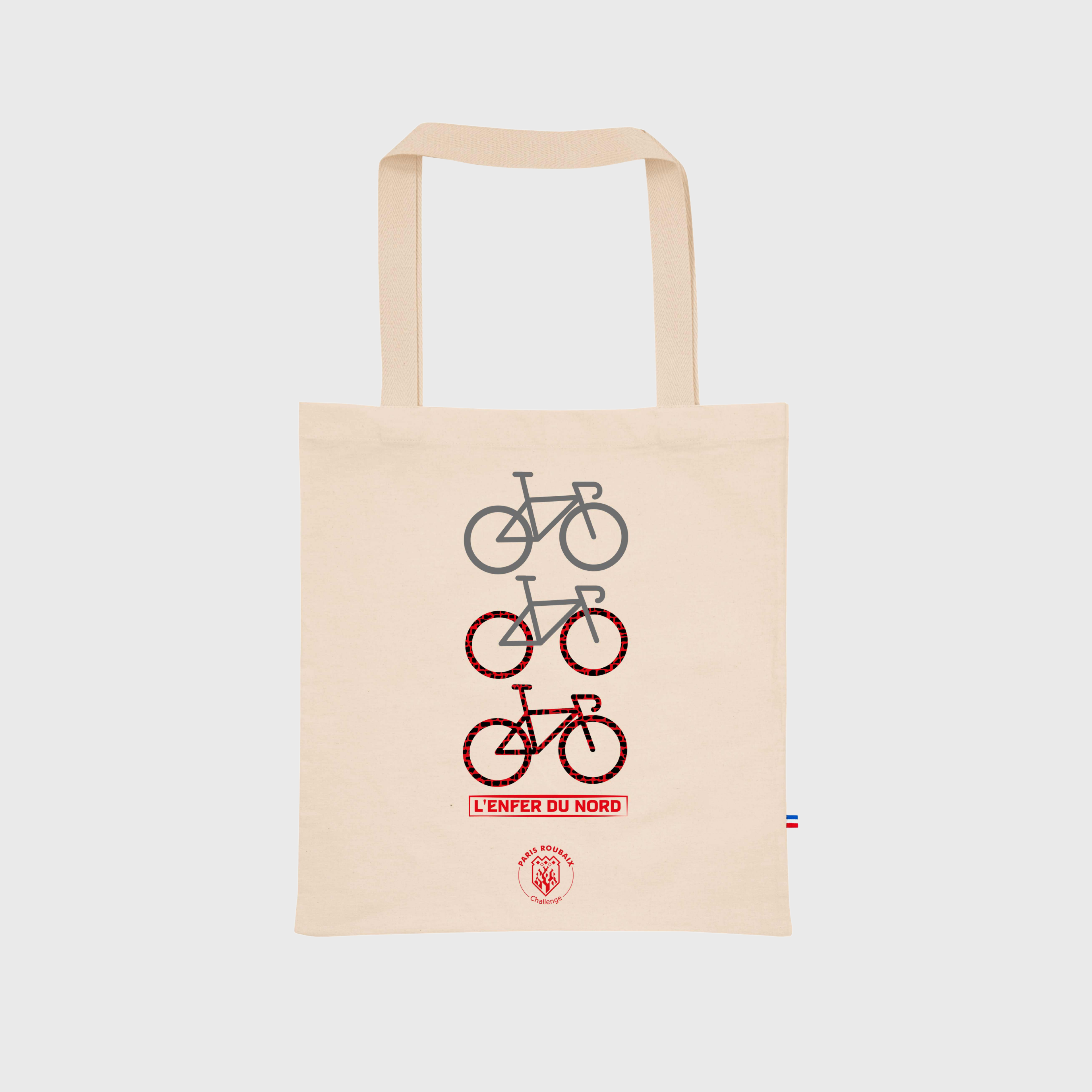 Tote Bag Paris Roubaix Challenge La Flahute 2023 Natural Beige