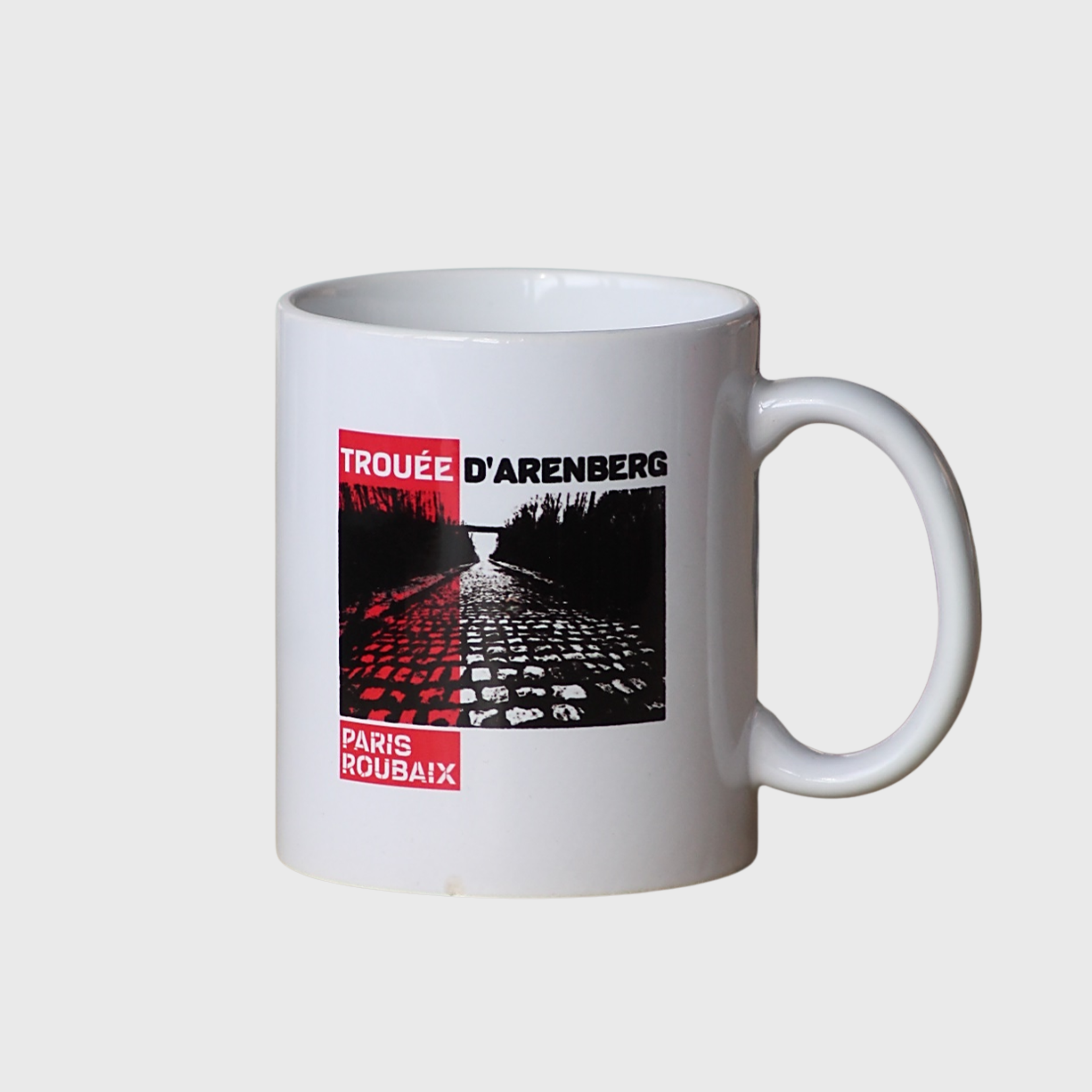 Mug Paris Roubaix Plein Trouée Blanc
