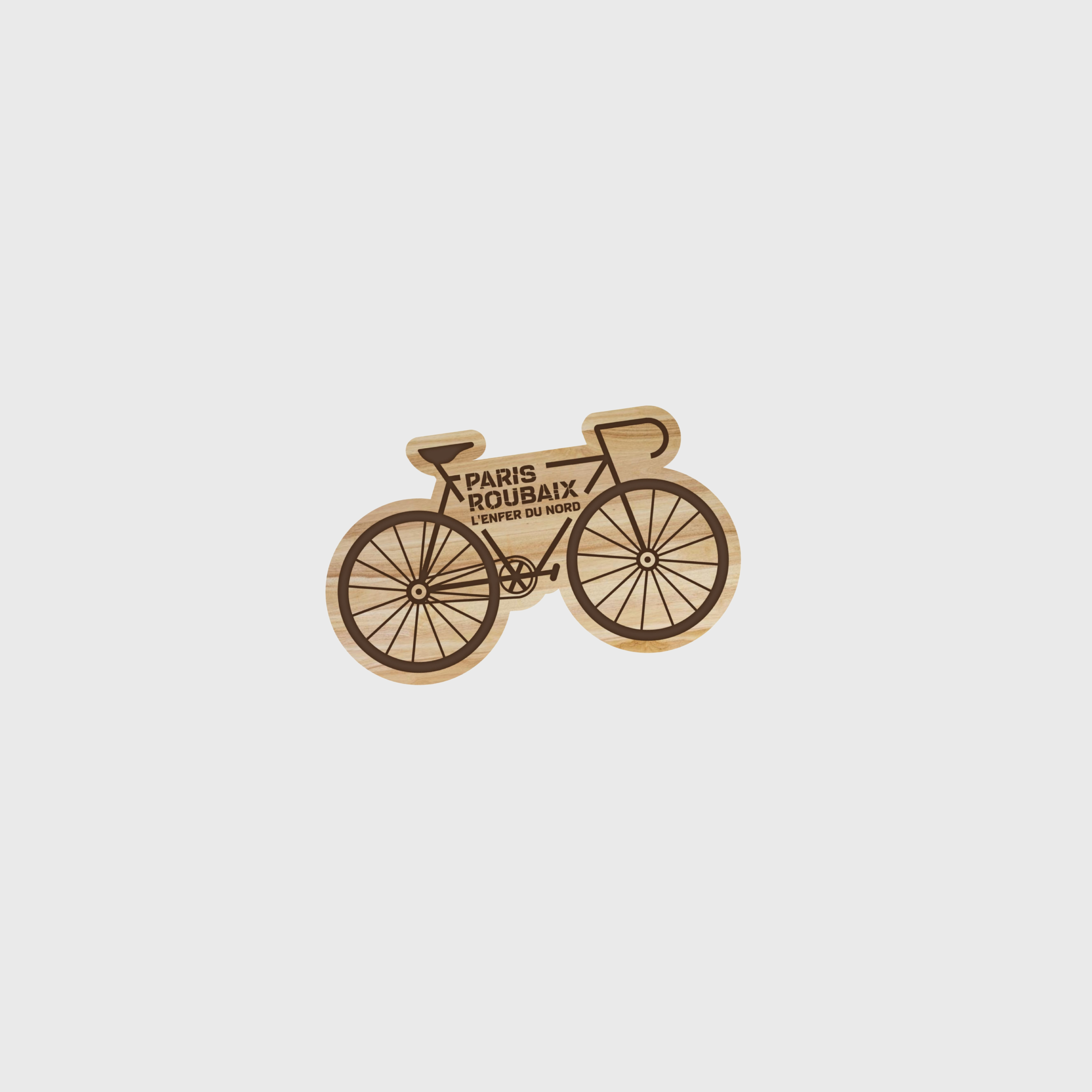 Magnet Paris Roubaix Wooden Bicycle