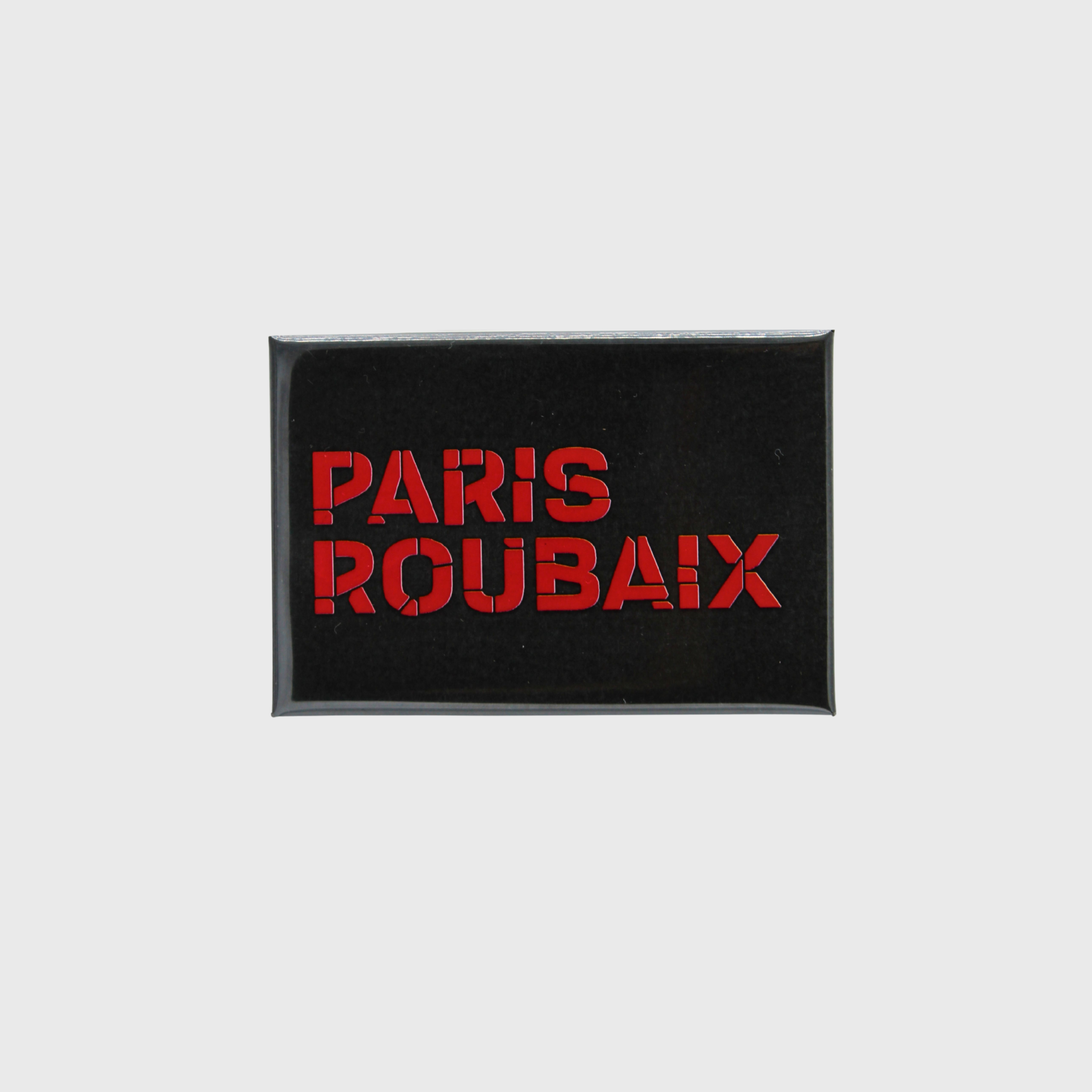 Magnet Paris Roubaix Black Logo