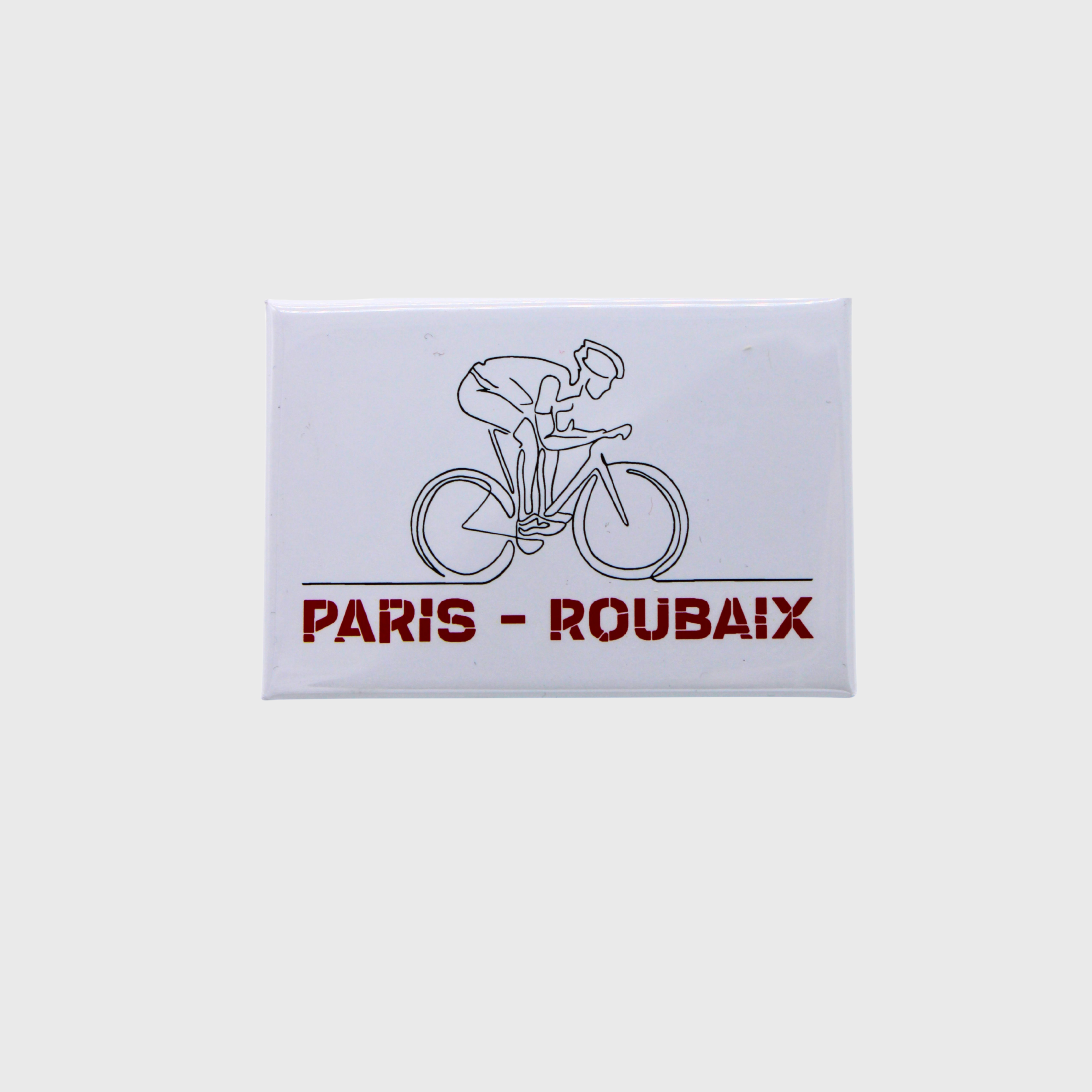 Paris Roubaix Route White Magnet