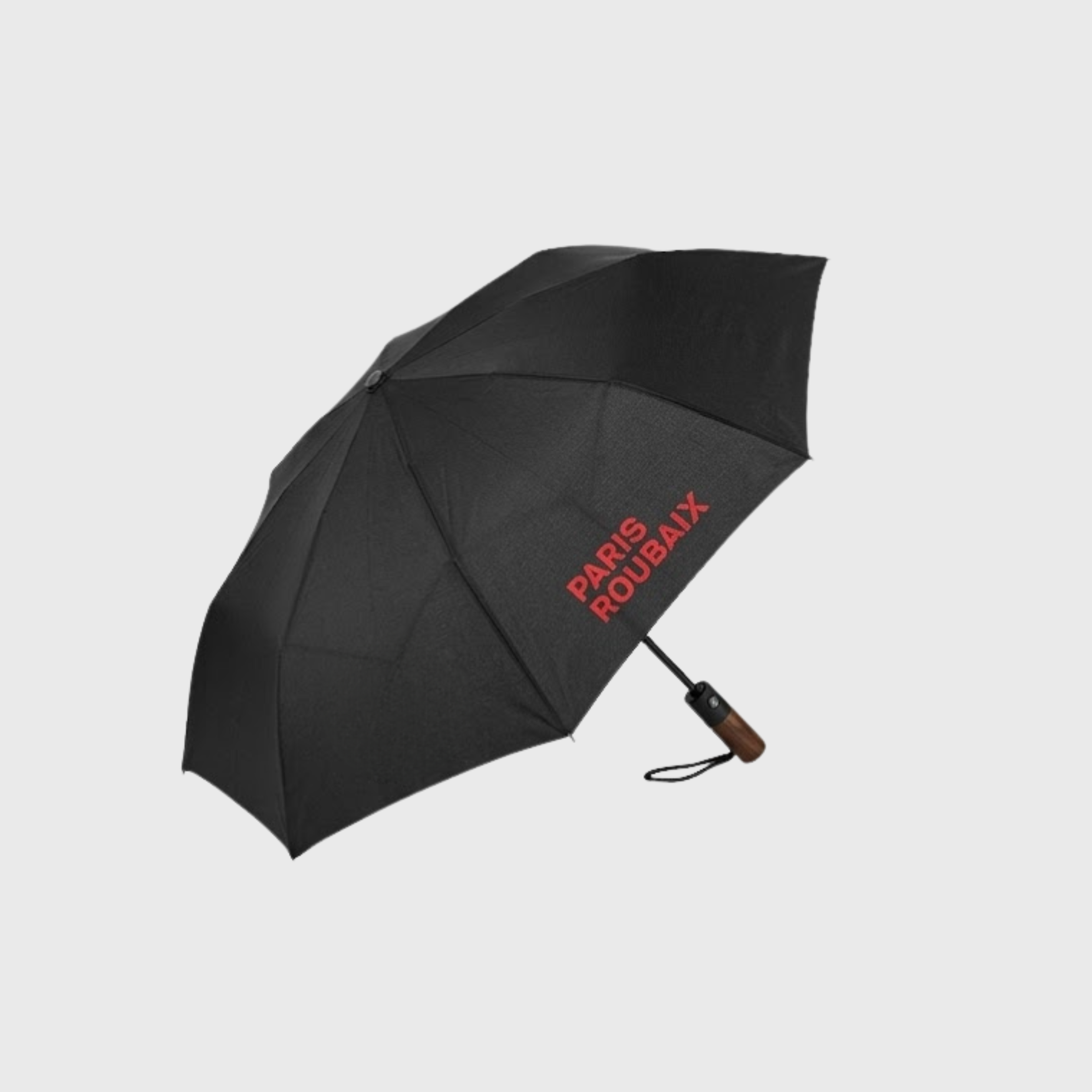 Umbrella Paris Roubaix Black Logo