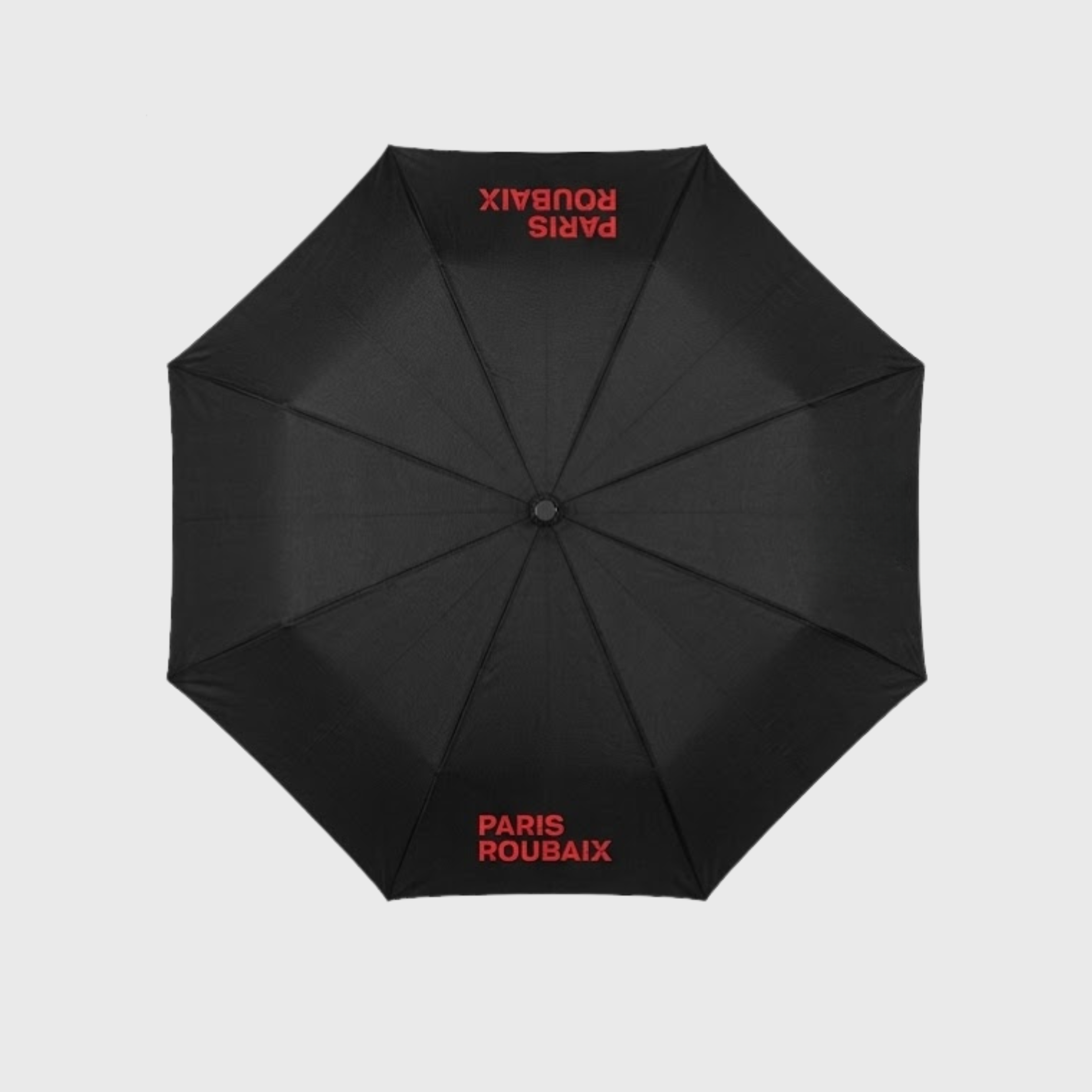 Umbrella Paris Roubaix Black Logo