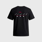 T-shirt Paris Roubaix Parcours Mixte Noir