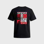 T-shirt Paris Roubaix Challenge Rectangle Mixte Noir