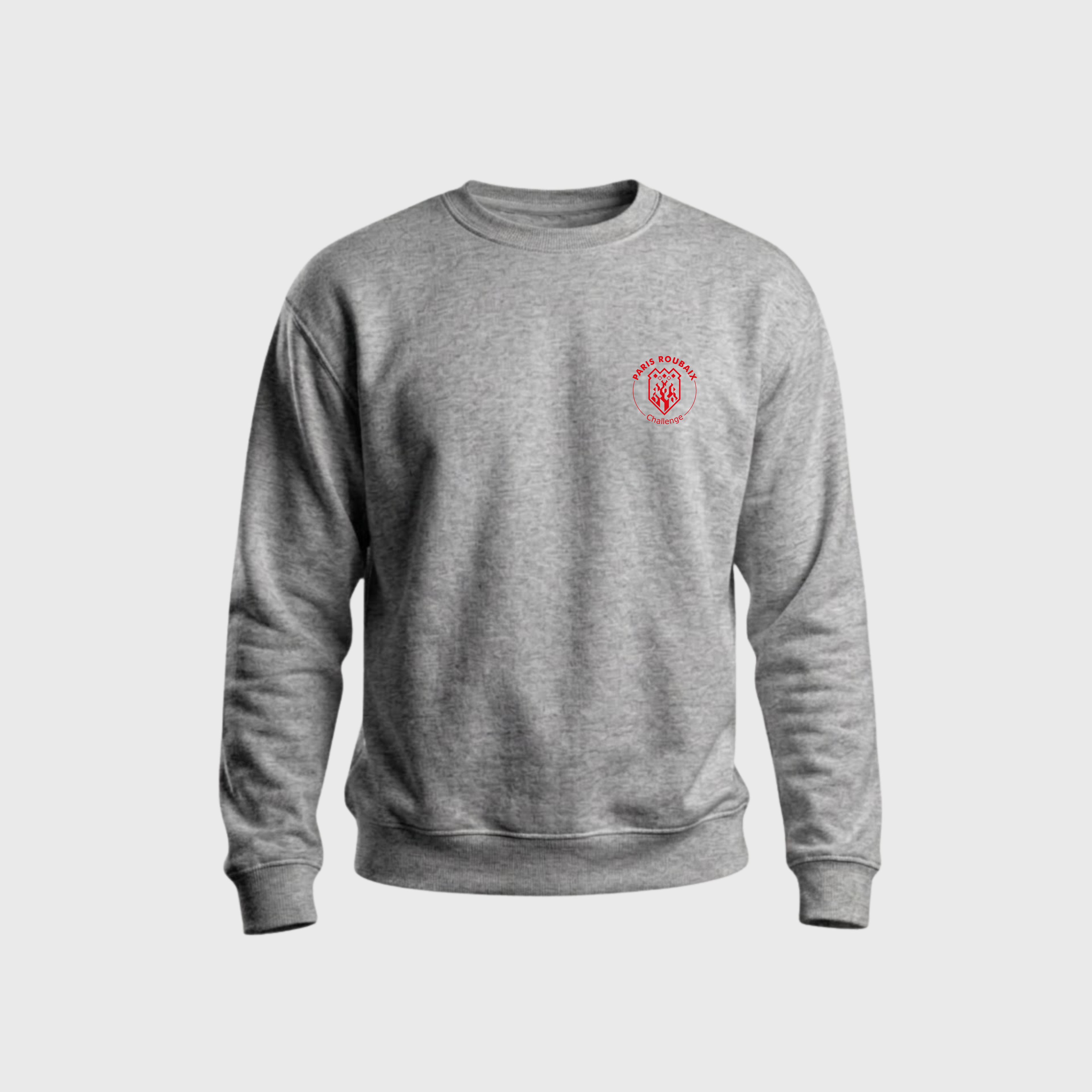 Unisex Paris Roubaix Challenge Round Neck Sweatshirt Grey