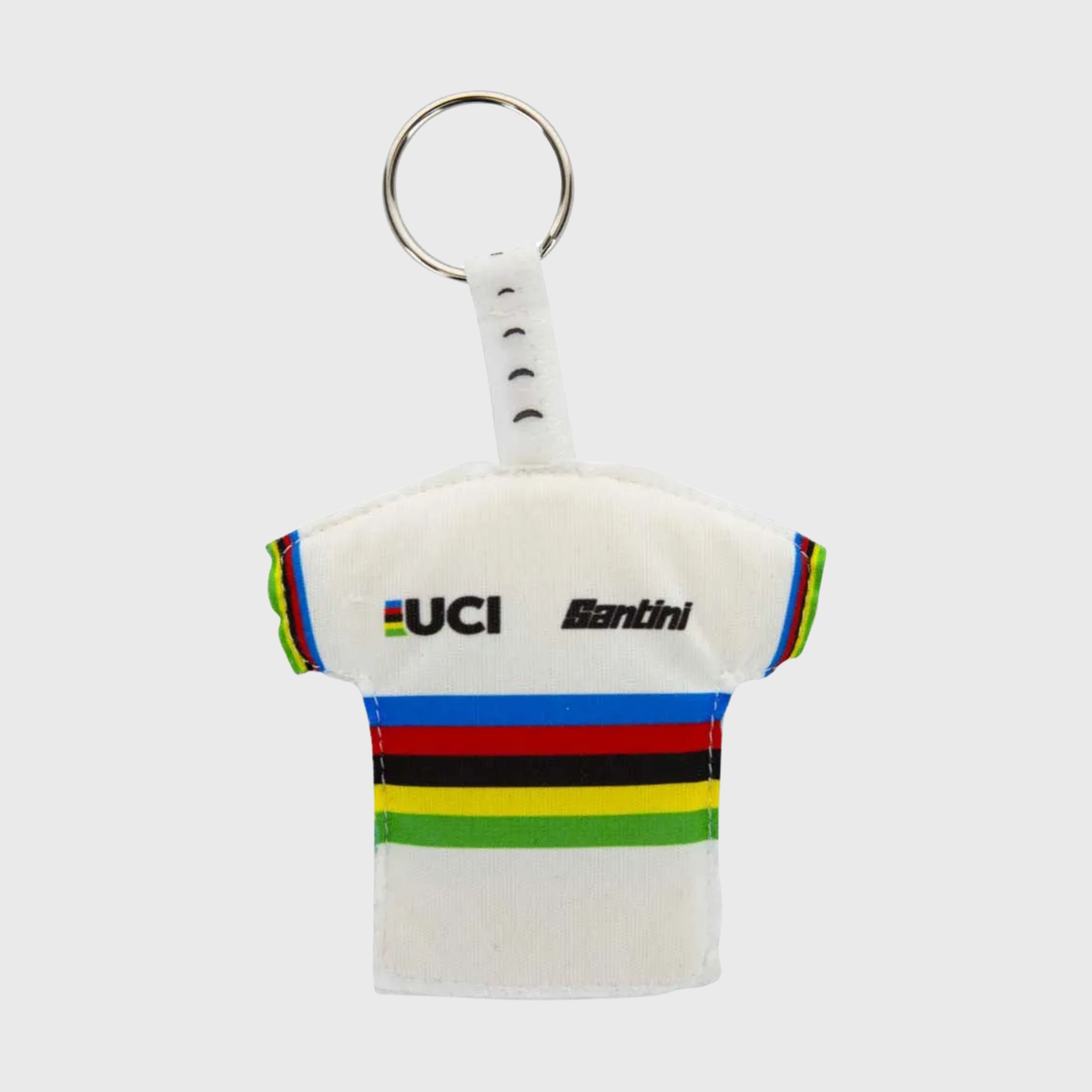 UCI World Championship White Jersey Keychain