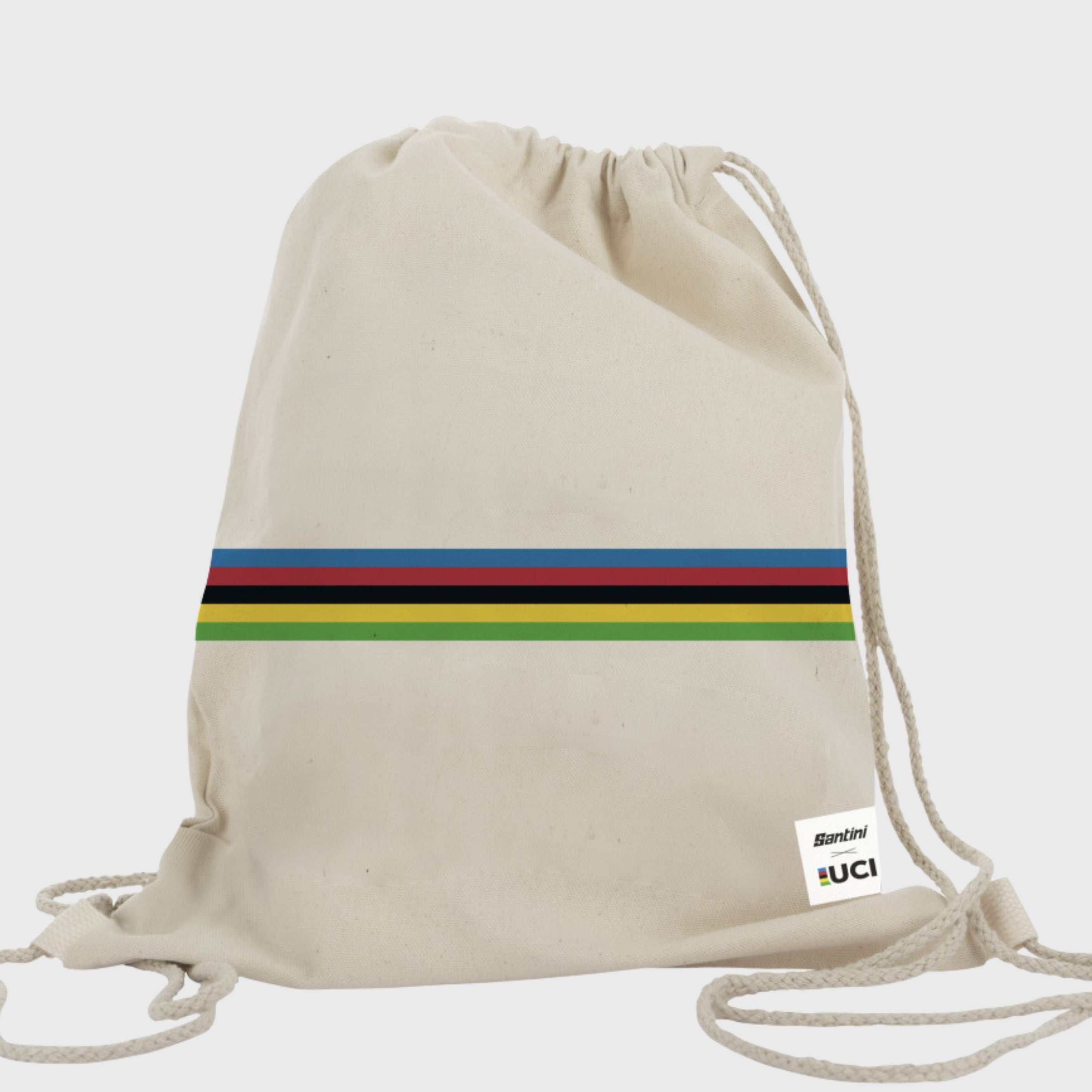UCI World Championship Cotton String Bag Natural Beige