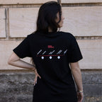 T-shirt Paris Roubaix Parcours Mixte Noir