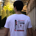T-shirt Paris Roubaix Victoire Mixte Blanc