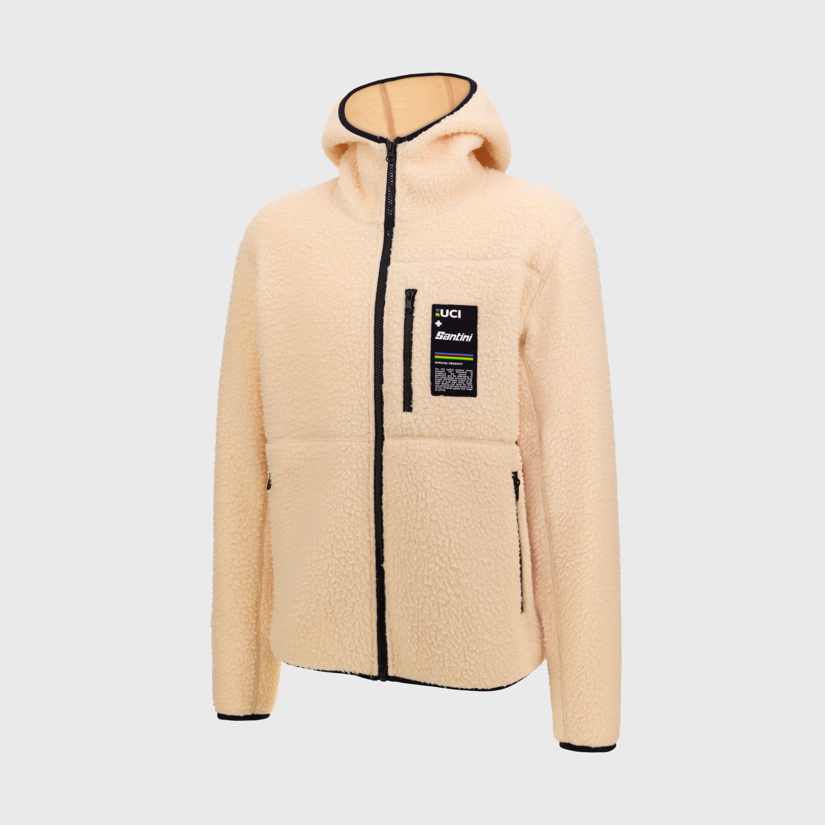 UCI World Championship Hooded Fleece Unisex Beige